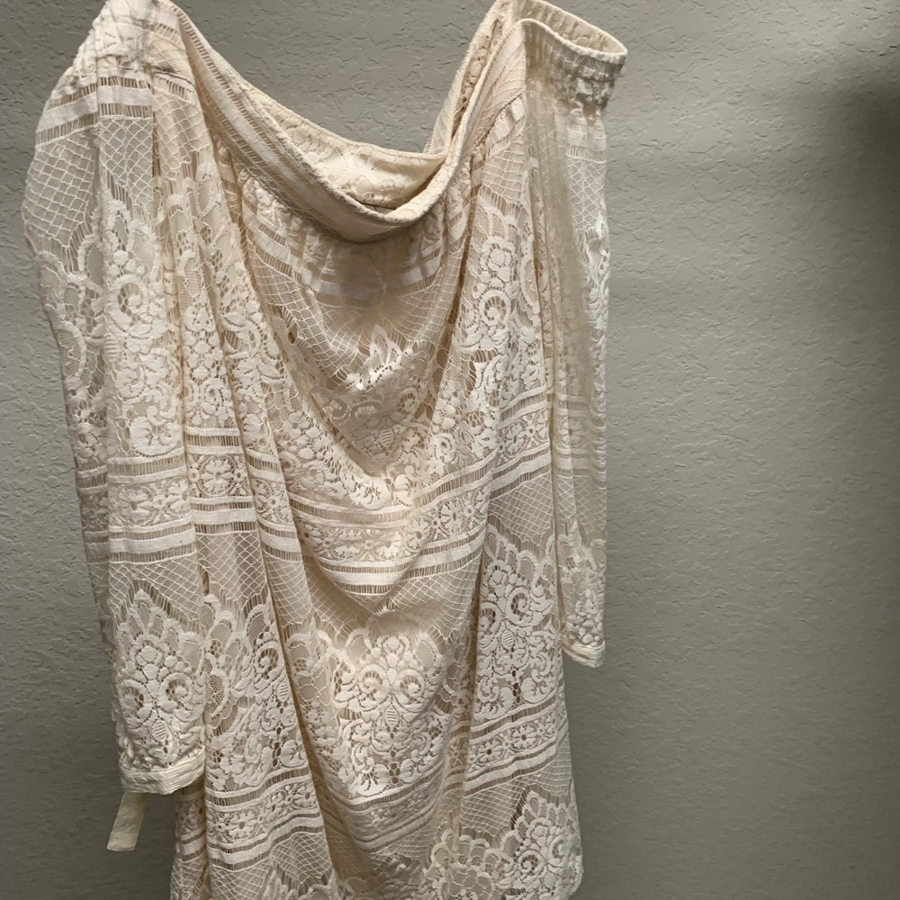 David’s bridal ivory dress